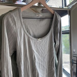 Doen Vintage Blue Long Sleeve T